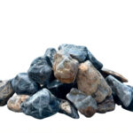 Галька галтованная медовая мрамор фракция 40-70 мм